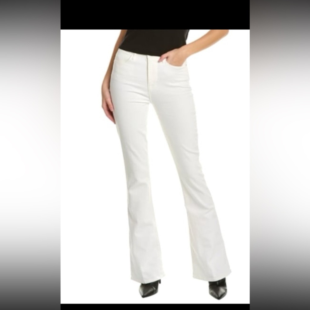 Frame NWT Le Super High Flare white jeans Size 27
